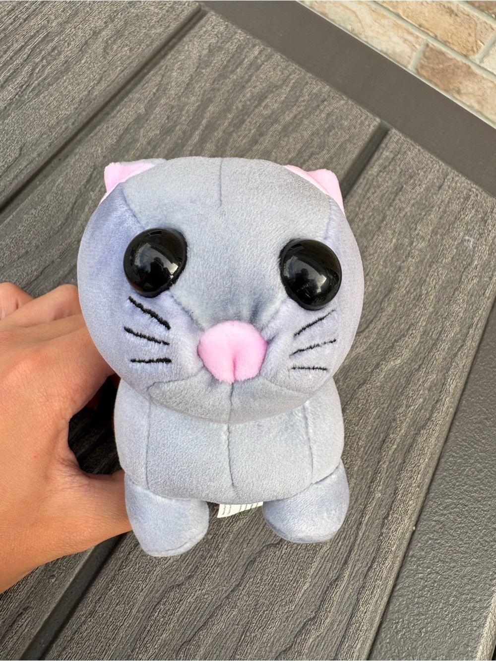 2/$12 2023 Adopt Me Uplift Games Roblox Grey Cat 5" Toy Stuffed Plush
